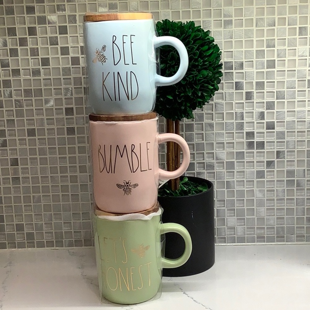 Rae Dunn Set of 3 🐝 Kind, Let's Bee 🐝 Honest,Bum